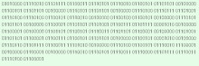 a bunch of binary numbers are lined up in a pattern