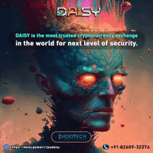 daisy is the most trusted cryptocurrency exchange in the world for next level of security according to endotech