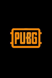 a logo for a video game called pubg is on a black background .