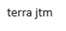 the word terra jtm is on a white background .