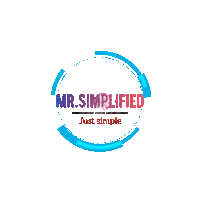 a logo for mr. simplified just simple