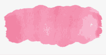 a pink watercolor stroke on a white background .