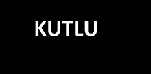 a black background with the word kutlu in white