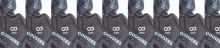 a row of ogusers sweatshirts are lined up on a white background