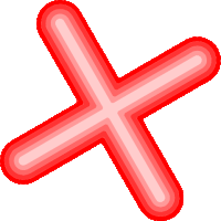 a red cross on a white background that looks like a starfish