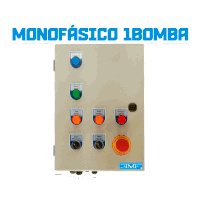 a box that says monofasico 1bomba on top of it