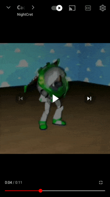 a video of buzz lightyear from toy story is playing on a phone