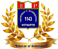 a logo for domingo f. sarmiento vitarte