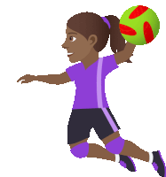 Playing Handball Joypixels Sticker