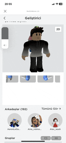 a screenshot of a roblox app showing a person 's outfit