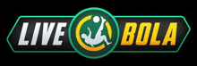 a logo for a soccer game called live bola