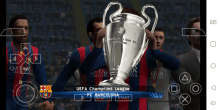 a screenshot of the uefa champions league game