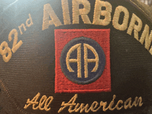 a close up of the 82nd airborne all american logo