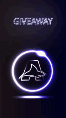 a glowing circle with a letter a inside of it