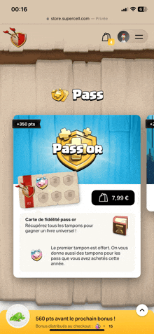 a screenshot of a game called passion pass