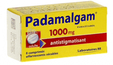 a box of paracetamol 1000mg tablets