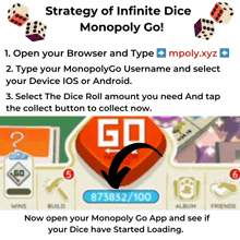 a strategy of infinite dice monopoly go advertisement