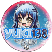 a yuki138 logo with a girl on it