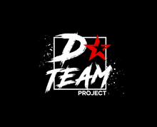 a logo for the p team project with a red star on it