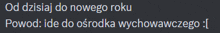 a blurry image of a foreign language with the words od dzisiaj do nowego roku