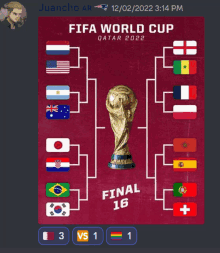 a poster for the fifa world cup qatar 2022 with flags on it