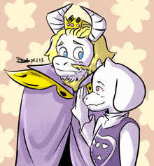 a drawing of a king and a princess with the date 24/11/15 on the bottom