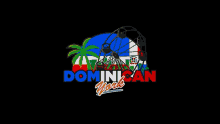 a logo for dominican rock with a ferris wheel