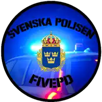 a logo for the swedish polisen fivepd