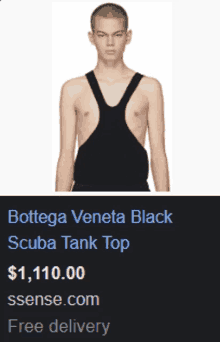 a picture of a man wearing a black tank top