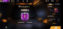 a screenshot of a game that says diamond iii on the top