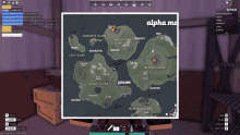 a map of ashland is displayed in a video game