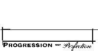 a green progress bar that says progress not perfection on it