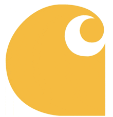 a yellow circle with a white crescent moon in the middle