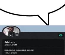 a picture of a man with the name aidan written on it