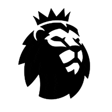 a black and white logo of a lion with a crown on it