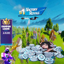 a screenshot of a video game that says victory royale on the top