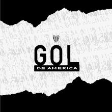 the word gol that is on a black and white background