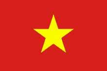 a red background with a yellow star in the center