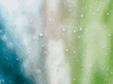 a green and blue background with white bubbles