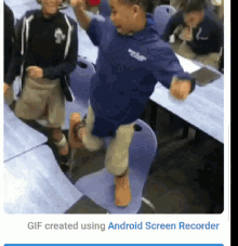 a gif created using android screen recorder is displayed