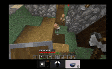 a screenshot of a minecraft game with the number 34 on the bottom right