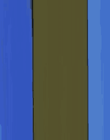 a painting of a blue , green , and brown striped background .