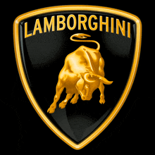 a logo for lamborghini with a bull on it