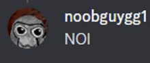 a picture of a face with the name noobguygg1 written below it