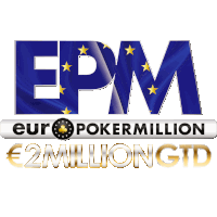 a logo for the european poker million