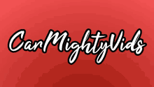 a red background with the words can mighty kids written in white