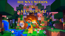 an advertisement for a video game called bienvenidos a astarcraft