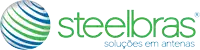 a logo for steelbras shows a blue and green globe