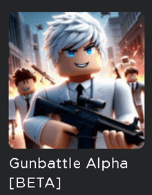 a screenshot of a game called gunbattle alpha [ beta ]