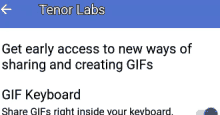 a screen shot of the tenor labs app on a cell phone